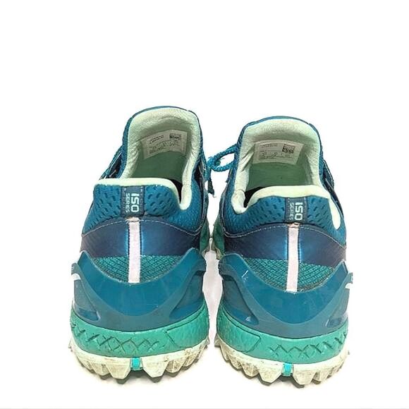 Saucony ISO Series Women's Neutral Running Shoe Green Turquoise size 10.5 - Picture 4 of 11